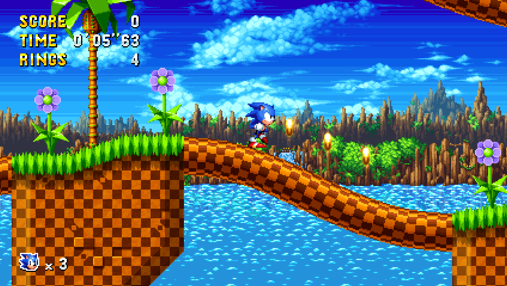 Sonic Studio (fan game) on X: Green Hill's lookin' a lot more