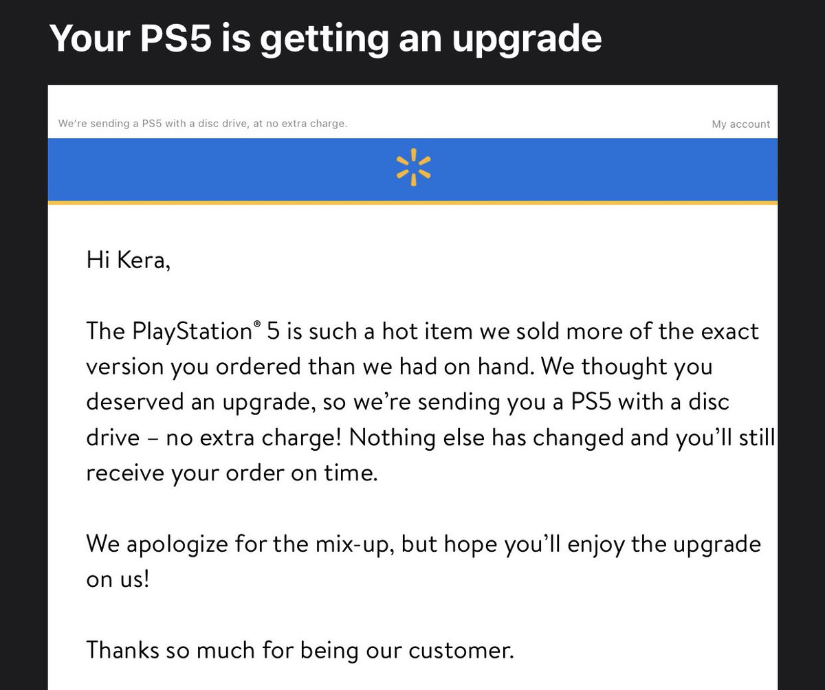 KeraBaee's tweet photo. @mattswider Sounds like they got discs in stock. 👀👀 https://t.co/kpvi6Q7DoD