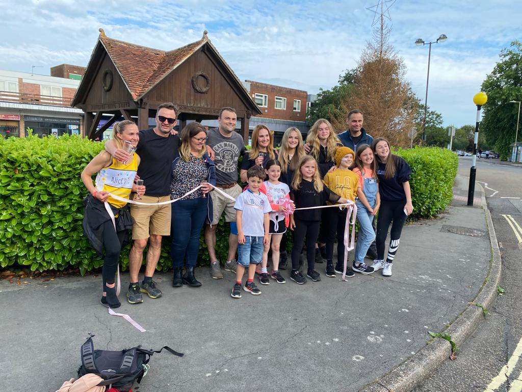 What an amazing walk from Guildford to Stubbington to raise funds and awareness of childhood cancers. Have a well deserved rest of feet and bodies <a href="/AlicesArc/">Alice's Arc</a> <a href="/BBCRadioSolent/">BBC Radio Solent</a>
