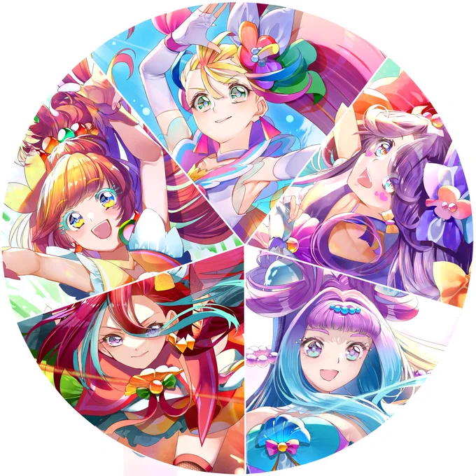 5人そろった! 