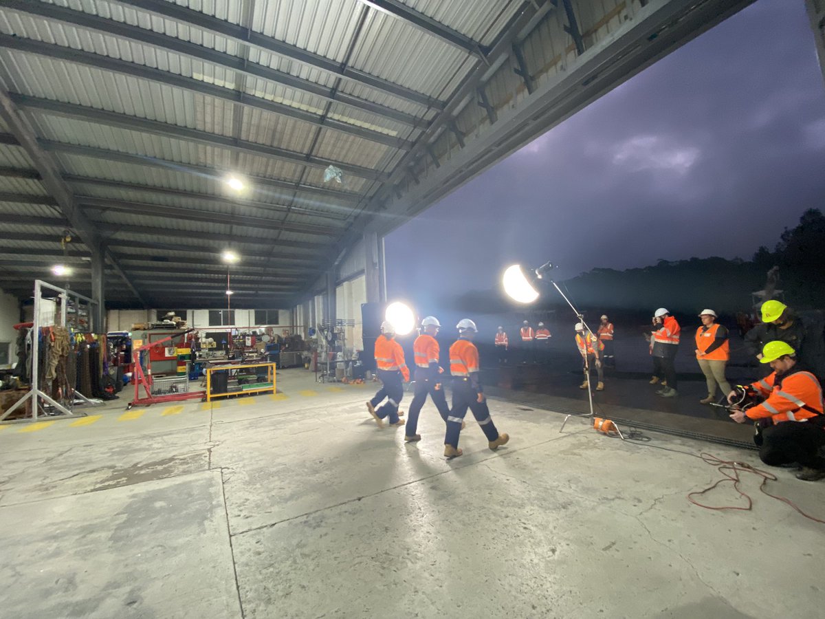 Wrapped a huge PPE safety wear product shoot with @BlackwoodsGroup over the weekend with thanks to the legends at Reds Global crane and personnel for the beautiful workshop space (so glad we weren’t outdoors!)

Big thanks to all of the crew, talent and client for the project 🙏🏻