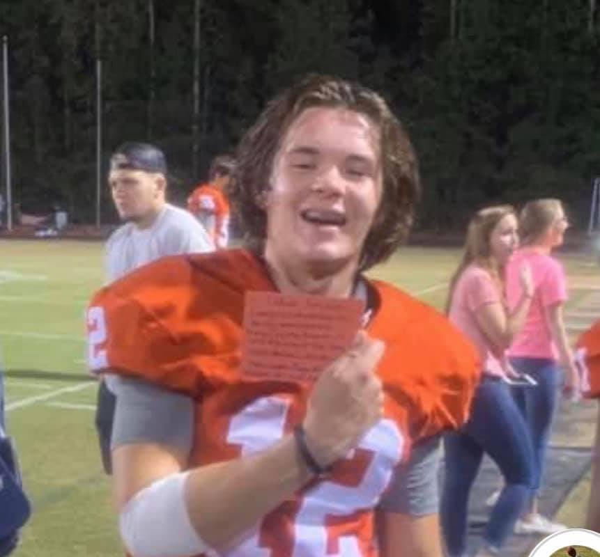 EastRowanHS's tweet photo. Our Mustang community has suffered a huge loss this weekend.  Caleb Jarvis, 2021 graduate, tragically lost his life in an accident on Saturday. Please keep his family, friends and our Mustang community in your prayers and thoughts at this time. https://t.co/zDuAZ8W6ZI