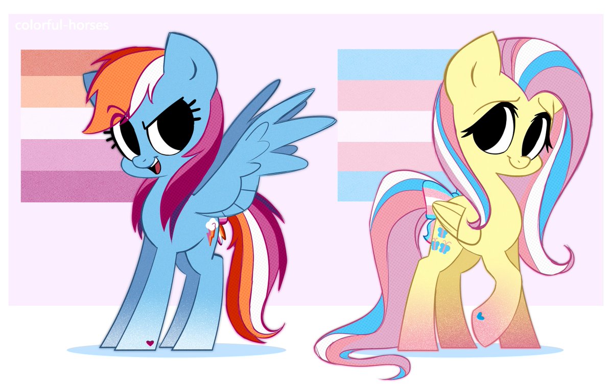 SyrupyyyArt's tweet photo. pride ponies (collectors edition) https://t.co/HcQSgK2uj4
