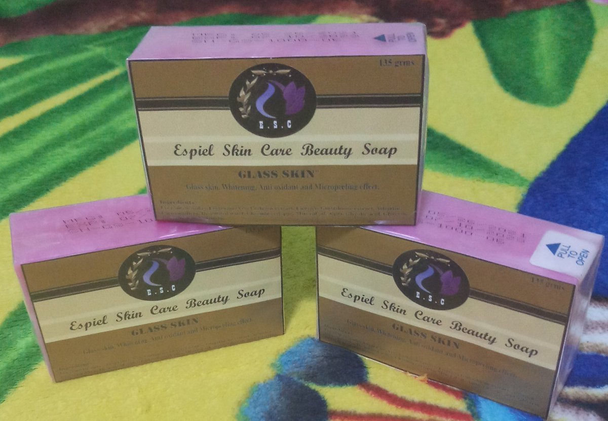 Patalsik362's tweet photo. ESPIEL SKIN CARE BEAUTY SOAP 
Available variant..
👉SUNFLOWER BEAUTY SOAP 
👉GLASS SKIN BEAUTY SOAP 
👉GLUTA BLEACH BEAUTY SOAP 
👉GLUTA COLLAGEN 
👉SNAIL WHITE BEAUTY SOAP 
👉DOUBLE WHITENING SOAP 

For only 60 pesos each...
Available at shopee 
https://t.co/QmpigQPYXD https://t.co/fprqUwZWWh