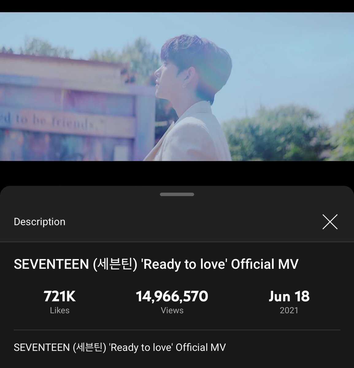 road to 15M 🥳💗

SEVENTEEN WE LOVE YOU 
#세븐틴_캐럿_LoveHasNoLimit
#SEVENTEEN            @pledis_17