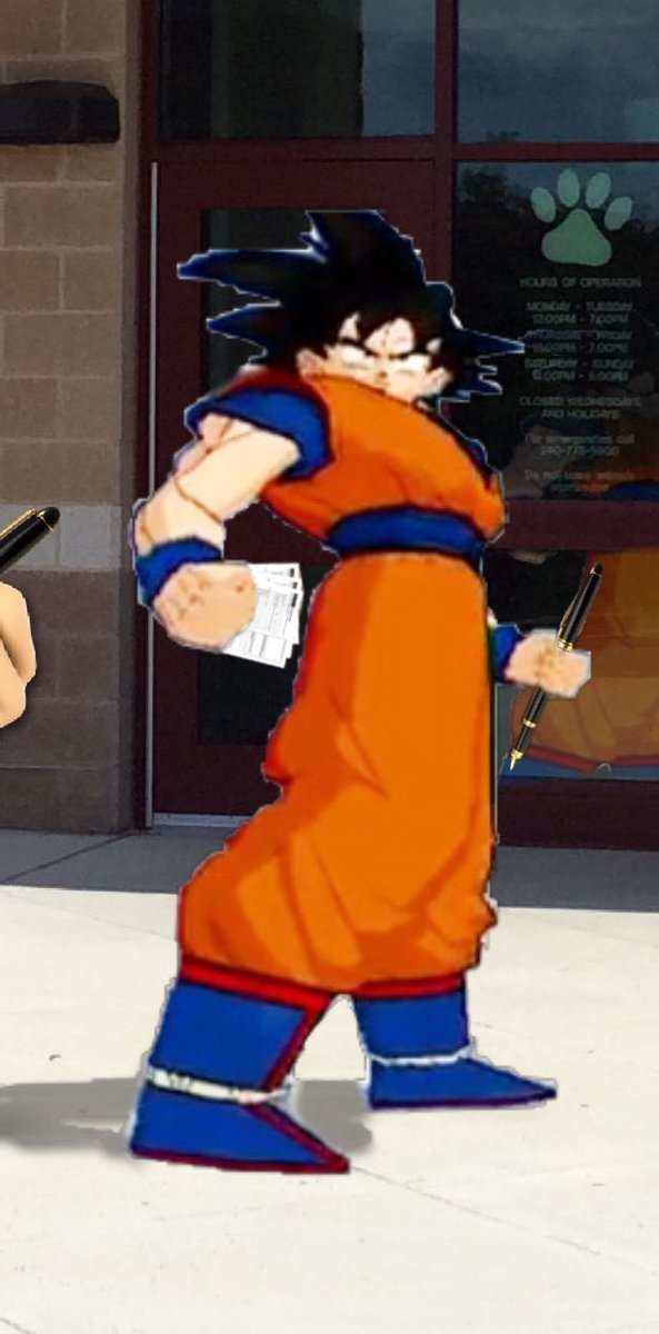 Goku Hey It S Me Goku The Adoption Was A Success I M Now Your Father Come On Let S Go Train Now