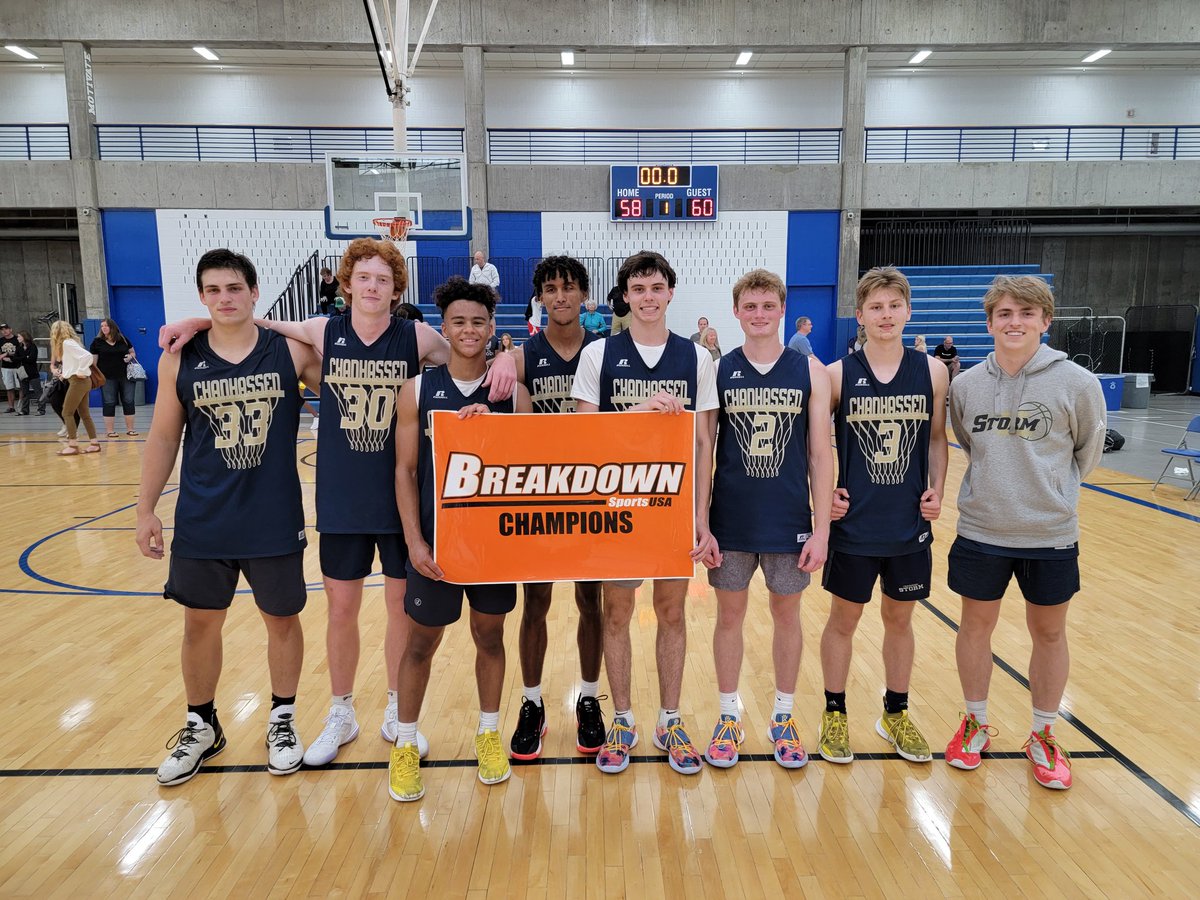 Congratulations to Chanhassen for winning the Boys Varsity Pacers Bracket today at Hopkins.