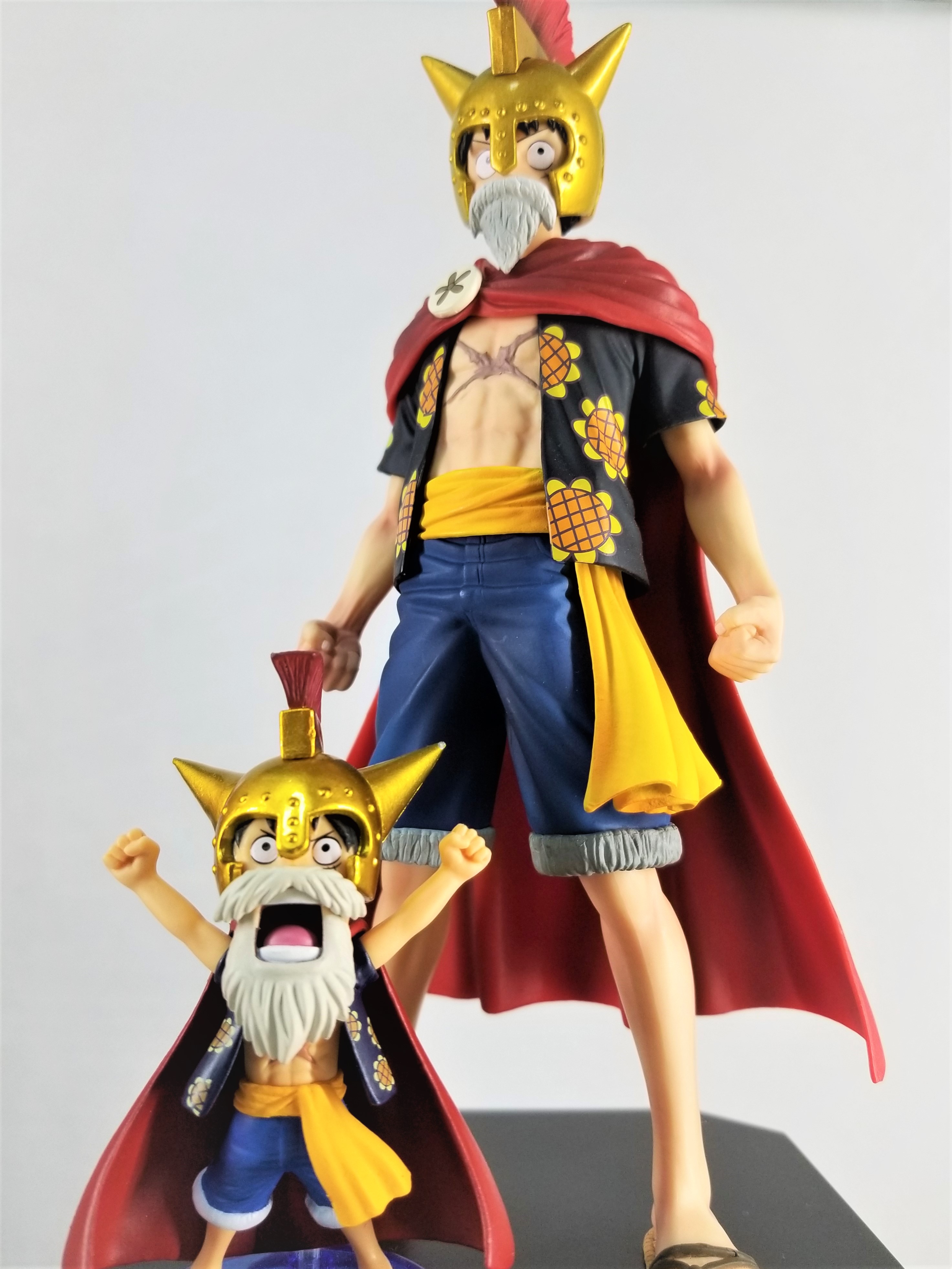 カルバドス1743 Onepiece バンプレスト 14年登場 一番くじ ワンピース ドレスローザ編 A賞 ルーシー ルフィ ドレスローザ編のディスプレイには欠かせず 兜や顔もいい感じに再現されていて 他のフィギュアとも合わせやすいサイズでオススメです