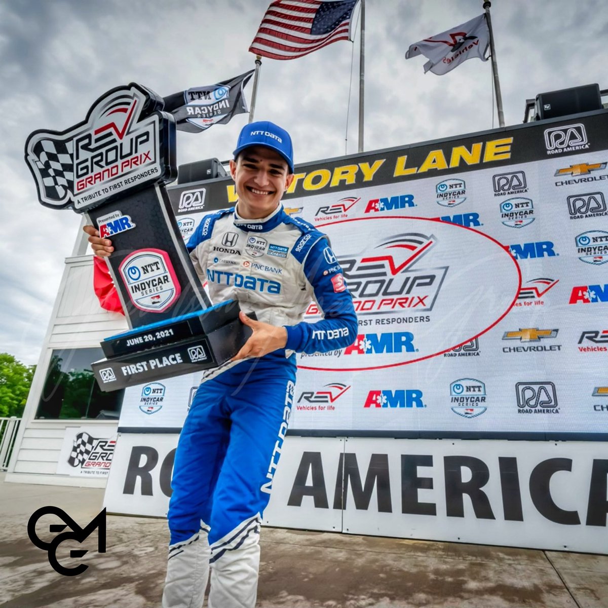 ActionSports's tweet photo. Congratulations to #AlexPalou on his 2nd win of the season! #roadamerica #revgroupgp #victorylane #ActionSports #ASPInc #INDYCAR #openwheelracing #sonyprofessional #visualspecialists #sonya1 #WGAPhoto #ASPTravel #openwheelphotographer #motorsportsphotographer #GrindstoneMG https://t.co/dPFcnr7hs8