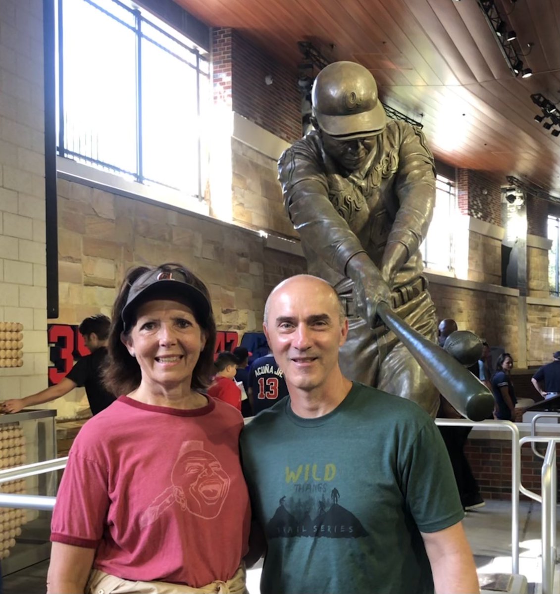 What do you do when your anniversary falls on Father’s Day?  Go to a Braves game, of course!  <a href="/Braves/">Atlanta Braves</a> #34yearsmarried #Braves