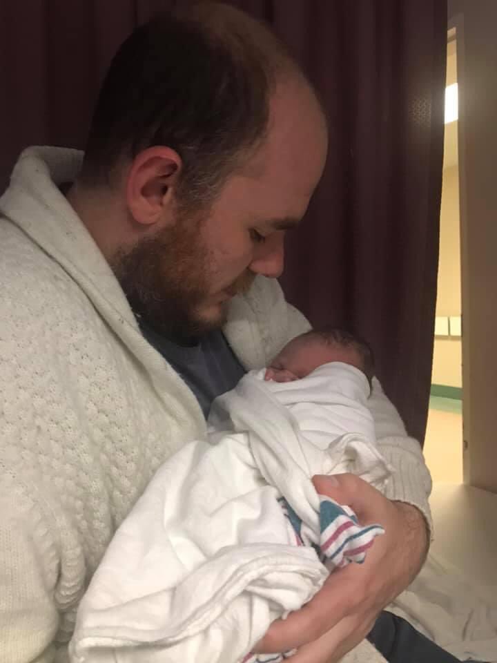 Very excited with this morning’s arrival entitling me to be on the receiving end of Father’s Day gifts. Mom and baby are doing great!