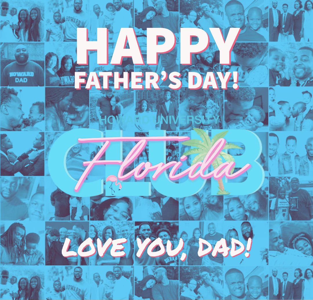 Happy Father’s Day from the Howard University Florida Club!💙 Wishing you all a very special day, full of love and joy!
“ Dads are most ordinary men turned by love into heroes, adventurers, story-tellers , and singers of song” - Pam Brown
#HappyFathersDay #HowardDad