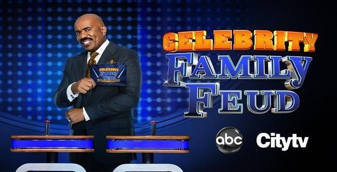 ANorthGameShows's tweet photo. Time to play #CelebrityFamilyFeud with @IAmSteveHarvey on @ABCNetwork and @City_tv!
#SundayFunAndGames
@FremantleHQ @FamilyFeudABC https://t.co/WOB4hVJM83