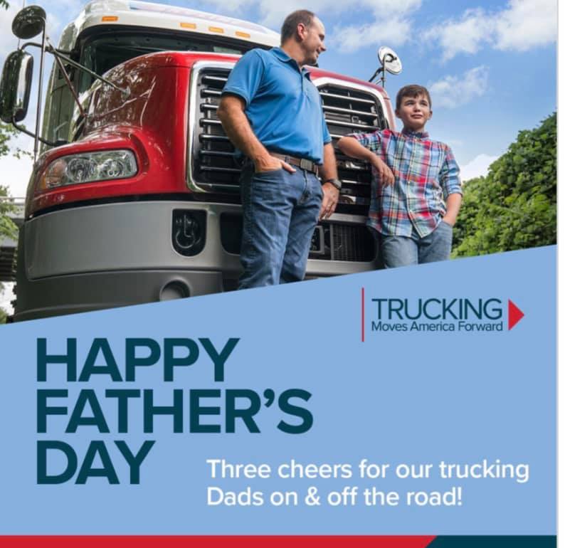 Drive4Hogan's tweet photo. Happy Father's Day to all the Dads on &amp; off the road!  #Thanks for keeping #America moving! #TeamHogan #TMAF #HappyFathersDay #ThankYou https://t.co/UL70vMayg6