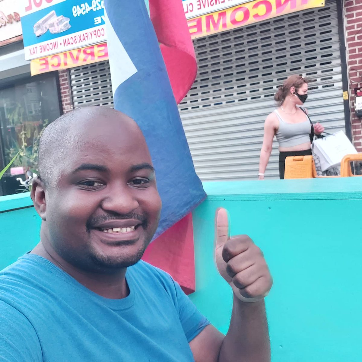 Chilling at <a href="/lakoucafe/">Lakou Cafe</a> in #brooklyn #nyc #newyorkcity #newyork #Brooklyn #bk #ny