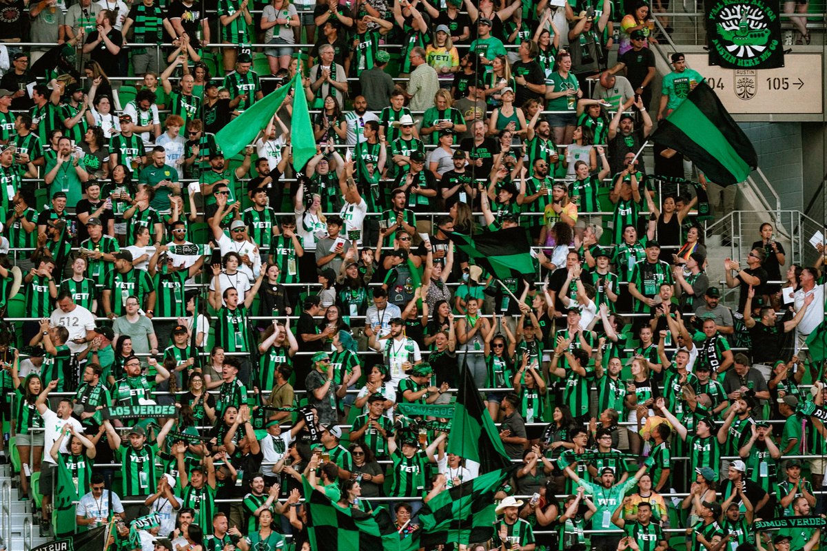 Q2Stadium's tweet photo. Hey, @AustinFC, let's do this again real soon. 🤩 https://t.co/2x0w2UD7GY