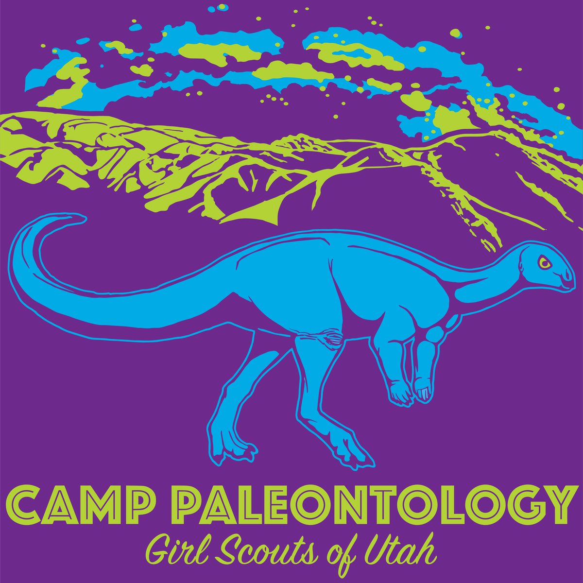 cubelight's tweet photo. Patch designs made by @alaskanime and @notdeadorgone for Girl Scouts of Utah. 

#SciArt #Dinosaurs #PaleoArt https://t.co/Vjj3E5kuYL
