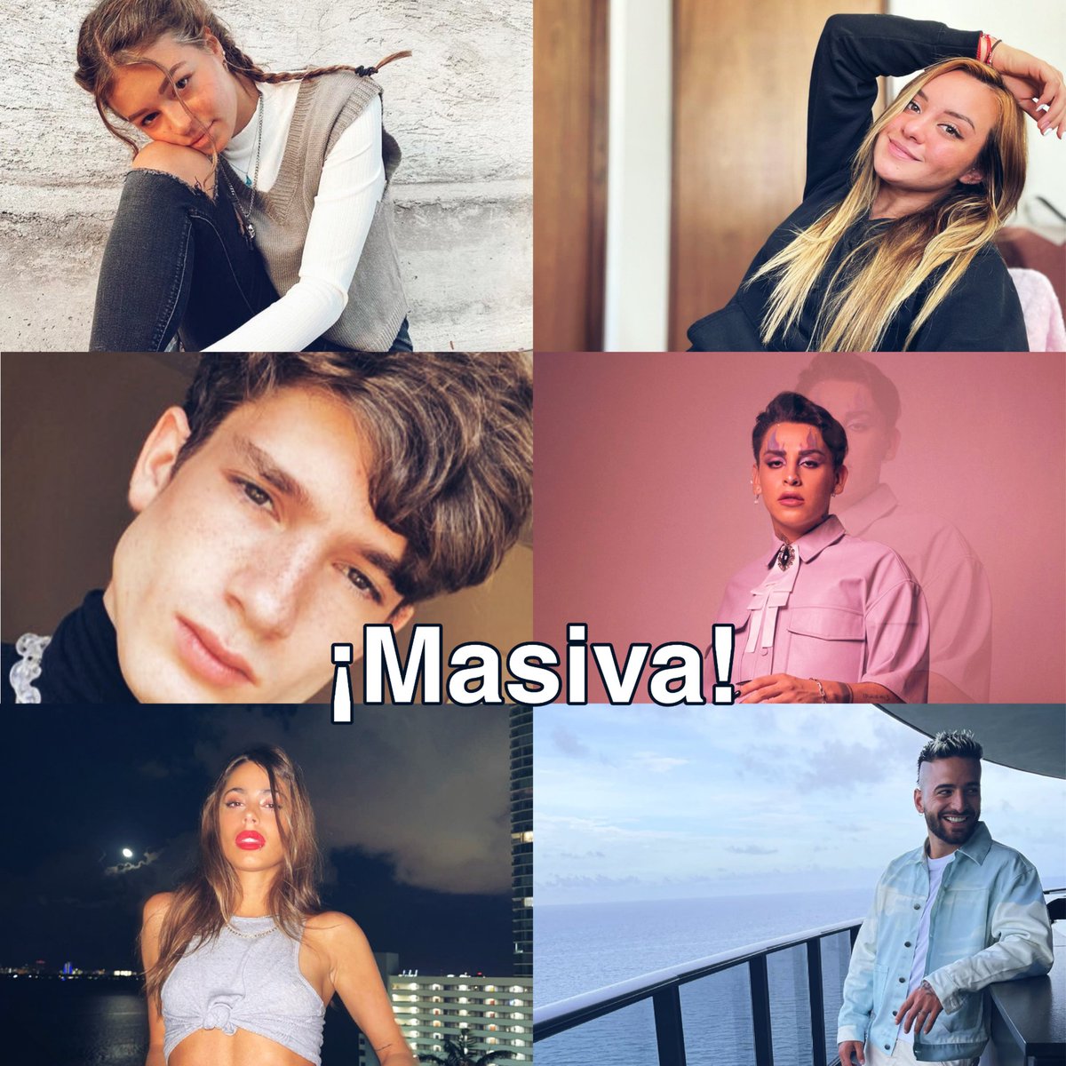 maluma_masivas's tweet photo. 🚨| ALIANZA CON LOS FANDOMS DE TINI, KUNNO, ANA LAGO, CARLOTA Y LEÓN❗
Meta: 6K comentarios en este tweet
Los hashtags que vamos a utilizar están en el comentario de abajo: https://t.co/CJEhKaulfH