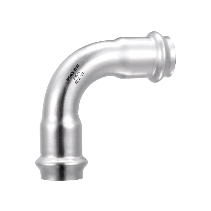 mayerstainless's tweet photo. You may know the reason why our 90 degrees M/V Profile Equal Elbow Stainless Steel Pipe Press Fitting is highly recommended via https://t.co/v5ImBcJUO3 #90degreeelbowfitting #stainlesssteelelbowfitting https://t.co/r6Ztqo0c1d