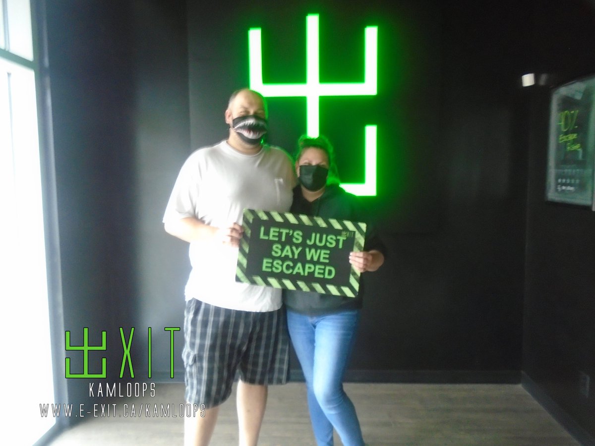 exitkamloops's tweet image. Here’s some of our awesome escapee’s from June 13th-20th, 2021. Many failed and many succeeded! Test your wits today! #ExitKamloops #kamloopsescapegames
facebook.com/media/set/?van…