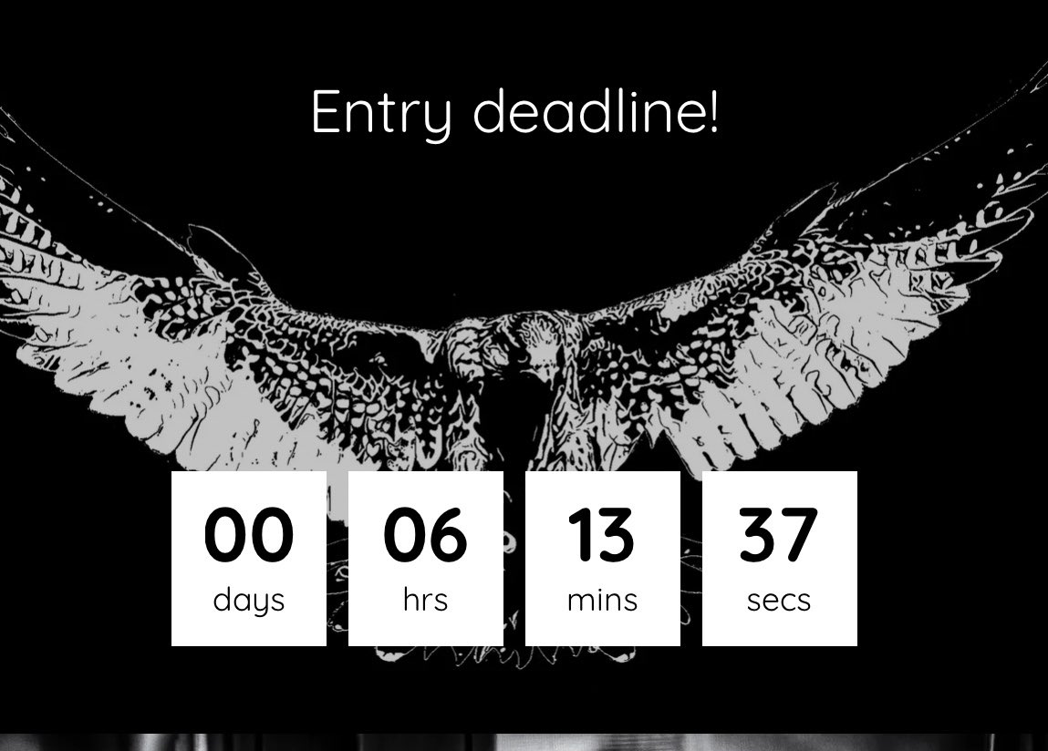 PressRaptor's tweet image. Tick tock our writing friends..  blackraptorpress.com #microfiction #contest #prompt #amwriting #WritingCommunity
