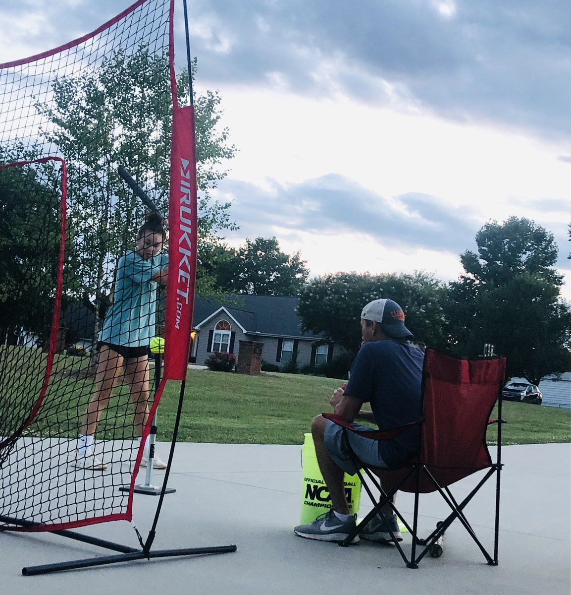 What else would <a href="/riley_brown99/">Riley Brown</a> and <a href="/RingerBrown/">Ricky Brown</a> be doing at 9:00pm on Father’s Day?!? 🥎 <a href="/CarElite16uP_G/">Carolina Elite SC 16U National Press/Genovese</a>