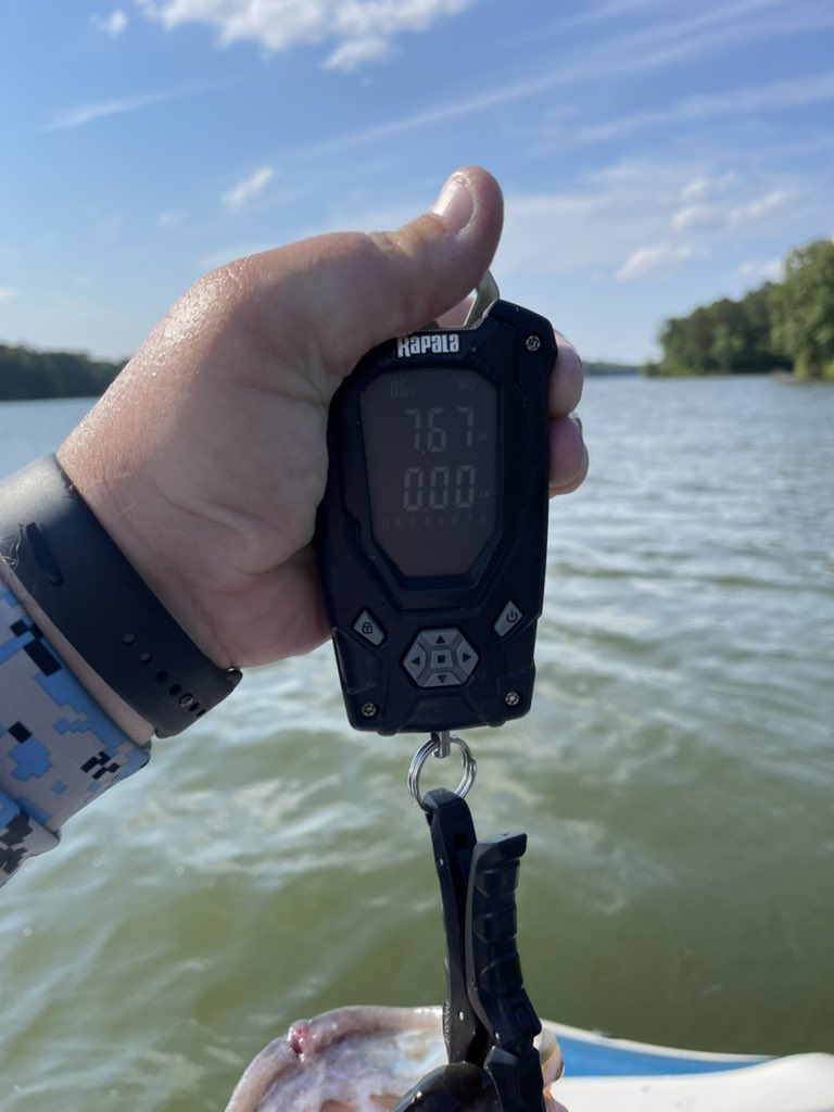 Strummingdad's tweet photo. Had a great Father’s Day thanks to @chocodonut17 and D3.  Started the day with homemade biscuits and gravy. I was able to get on the water for a few hours and caught a new PB. Then I went home for a night cap of homemade cheesecake and the Mississippi State game. https://t.co/QXYmgaVVeL