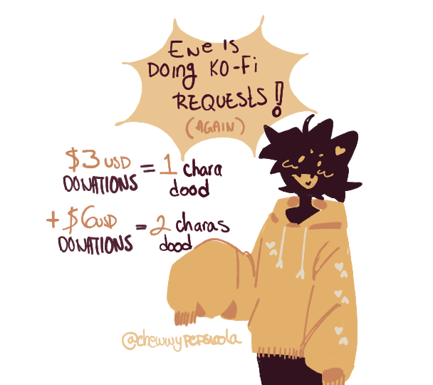 (shakes u by the shoulders) 
KOFI REQUESTS ARE OPEN AGAIN WOOHOO
link to my kofi in the replies! :) 
rts are very appreciated and make u 100% sexier 