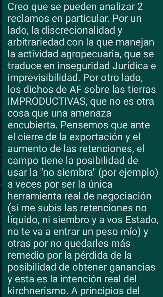 RaRa_MuSa's tweet photo. #9JARGENTINAZO
#BanderazoFEDERAL
Por estos motivos considero que el #Campo se debe plegar al #9J.
O entendemos que en este barco estamos juntos, o les permitimos al kirchnerismo terminar de destruir a la Argentina!
👇👇👇 https://t.co/RJiOwpgeyP
