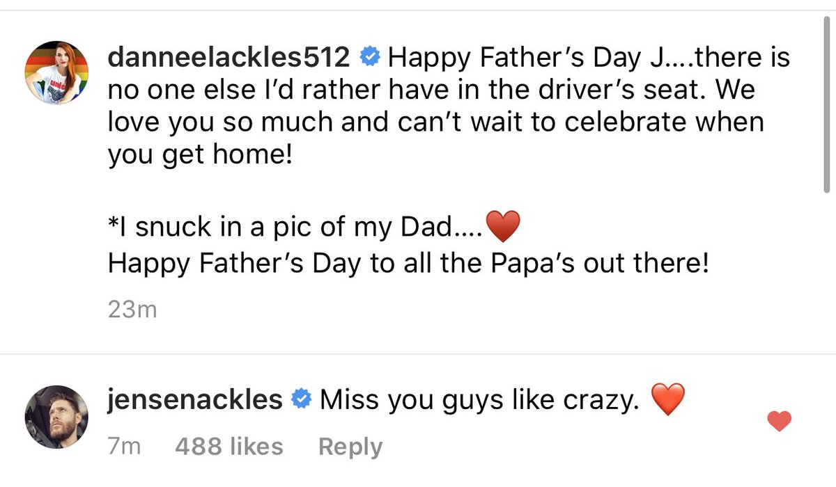 @DanneelHarris I'm conclusively you have always been it so possible Happy Father's Day to you Jensen Ackles you are so courageous and so wonderful and so perfect and every possible way they will absolutely love you to the Moon and back and you are so able to be there for them please put like 