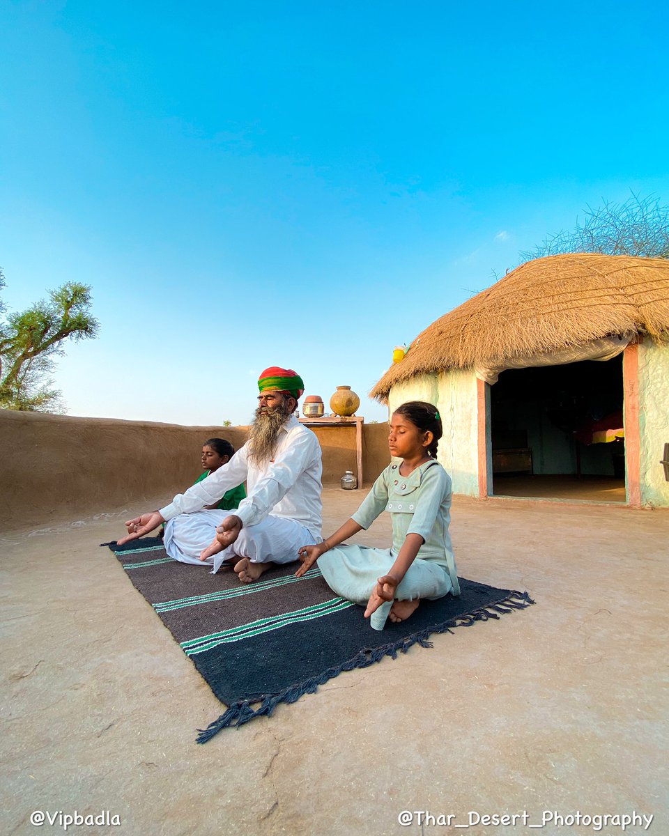 Vipbadla's tweet photo. Y O G A 🧘‍♂️ in RAJASTHAN 
This International Day of Yoga'21, let's embrace the significance of ancient practice yoga.
@narendramodi 
@incredibleindia 
@prahladspatel @tourismgoi @my_rajasthan 
#vipbadla 
#BeWithYogaBeAtHome #IDY2021  #InternationalYogaDay2021 #Yoga #YogaForHealth https://t.co/G8htOzARsR