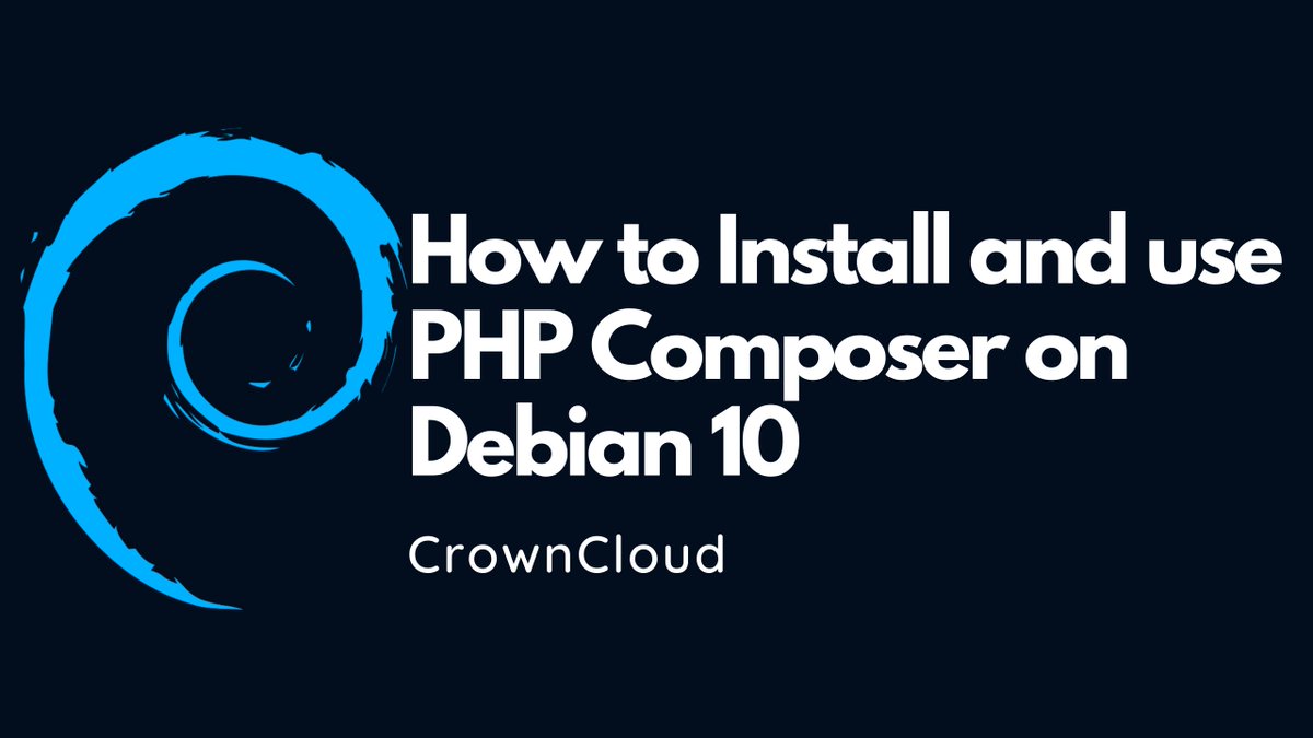 crownclouds's tweet image. Greetings,
Check out our Knowledgebase guide,
How to Install and use PHP Composer on Debian 10? Check out the steps wiki.crowncloud.net/?How_to_Instal…
#debian10 #PHP #phpcomposer #technology #hosting