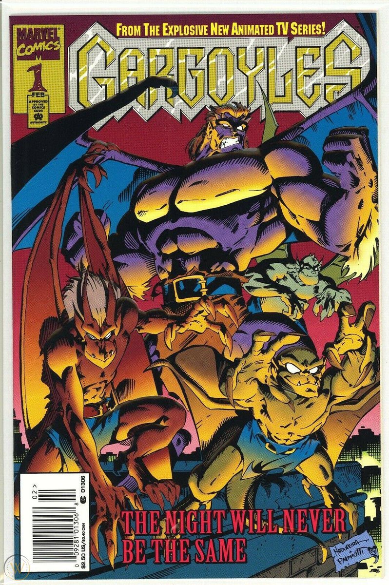 TheShortBoxJax's tweet photo. Recorded an episode about the Gargoyles today and was pleasantly surprised to learn @AmandaRantsAlot &amp; @jpalmiotti worked together on the Marvel comic adaptation. #95tilinfinity https://t.co/83Dp0XYRjo