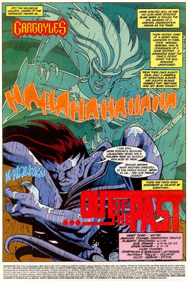 TheShortBoxJax's tweet photo. Recorded an episode about the Gargoyles today and was pleasantly surprised to learn @AmandaRantsAlot &amp; @jpalmiotti worked together on the Marvel comic adaptation. #95tilinfinity https://t.co/83Dp0XYRjo