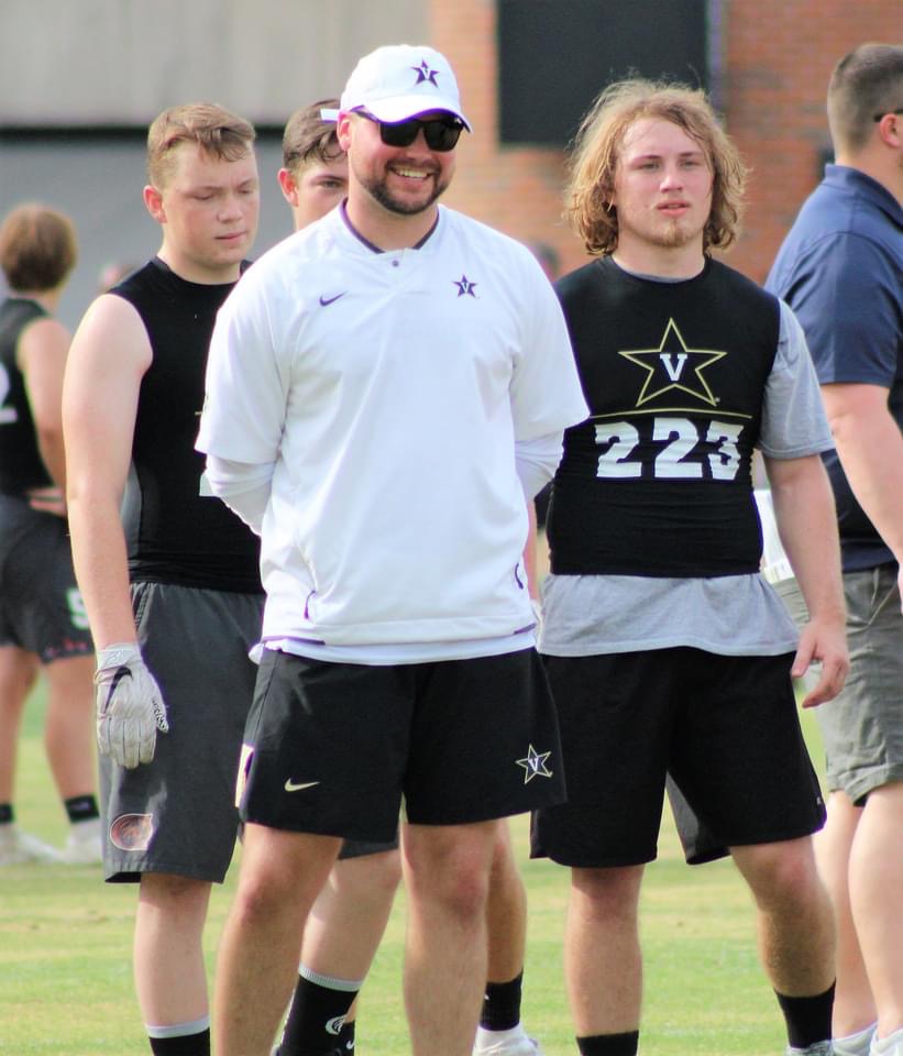 JacobFields_44's tweet photo. Thank you @VandyFootball @DoresRecruiting @CoachJ_Egorugwu  for the great camp yesterday.  Had a great time. https://t.co/mDA5PSlWUe