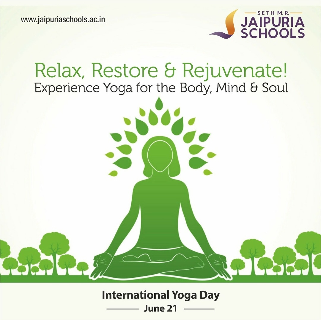 Relax, Restore & Rejuvenate! Experience Yoga for the Body, Mind & Soul #yoga #smrjs #jaipuriaschools #onlinelearning #covid_19 #admissionsopen2021 #onlineschool #NoLockDownOnLearning #stayhealthy #YogaDay #InternationalYogaDay #YogaSeHiHoga #योगासेहीहोगा #breathe #pranayam