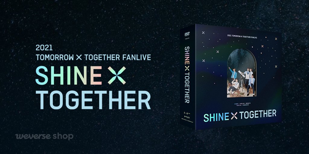 SHINE X TOGETHER  TXT DVD