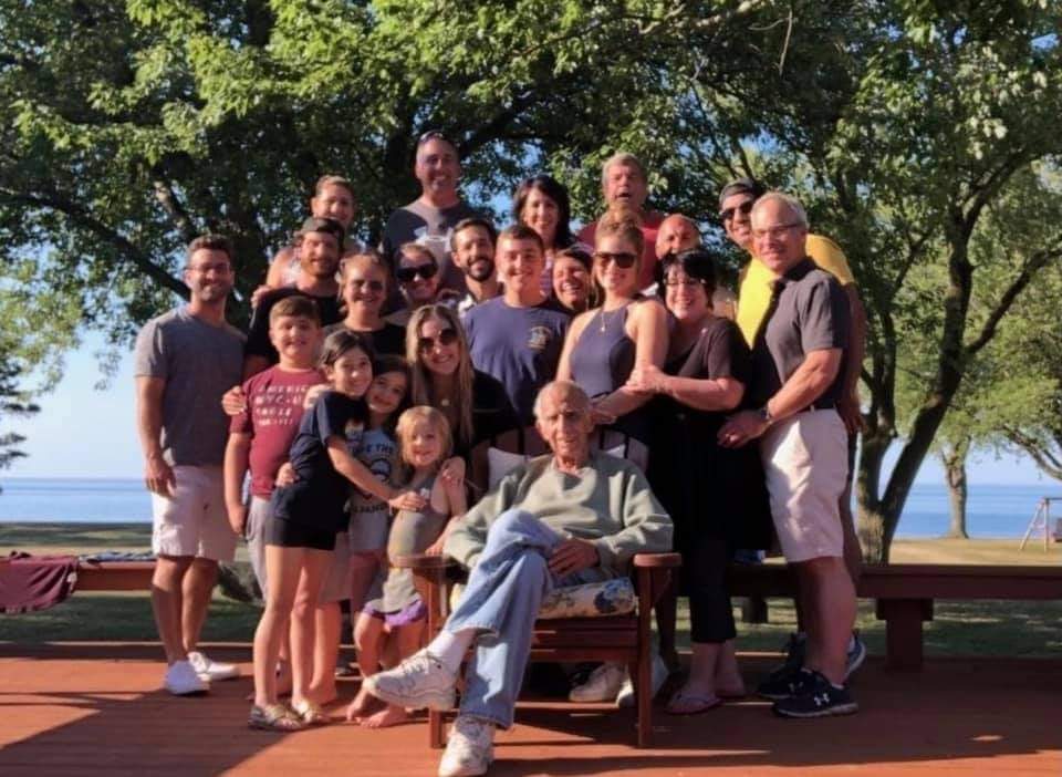 Last Father’s Day we were together celebrating w/ my Dad at his happy place. Remembering Dad &amp; thanking him for setting the foundation for us, our children, &amp; grandchildren.Happy Father’s Day to all the great dads out there, especially mine, my husband Vinnie, &amp; our son Patrick.