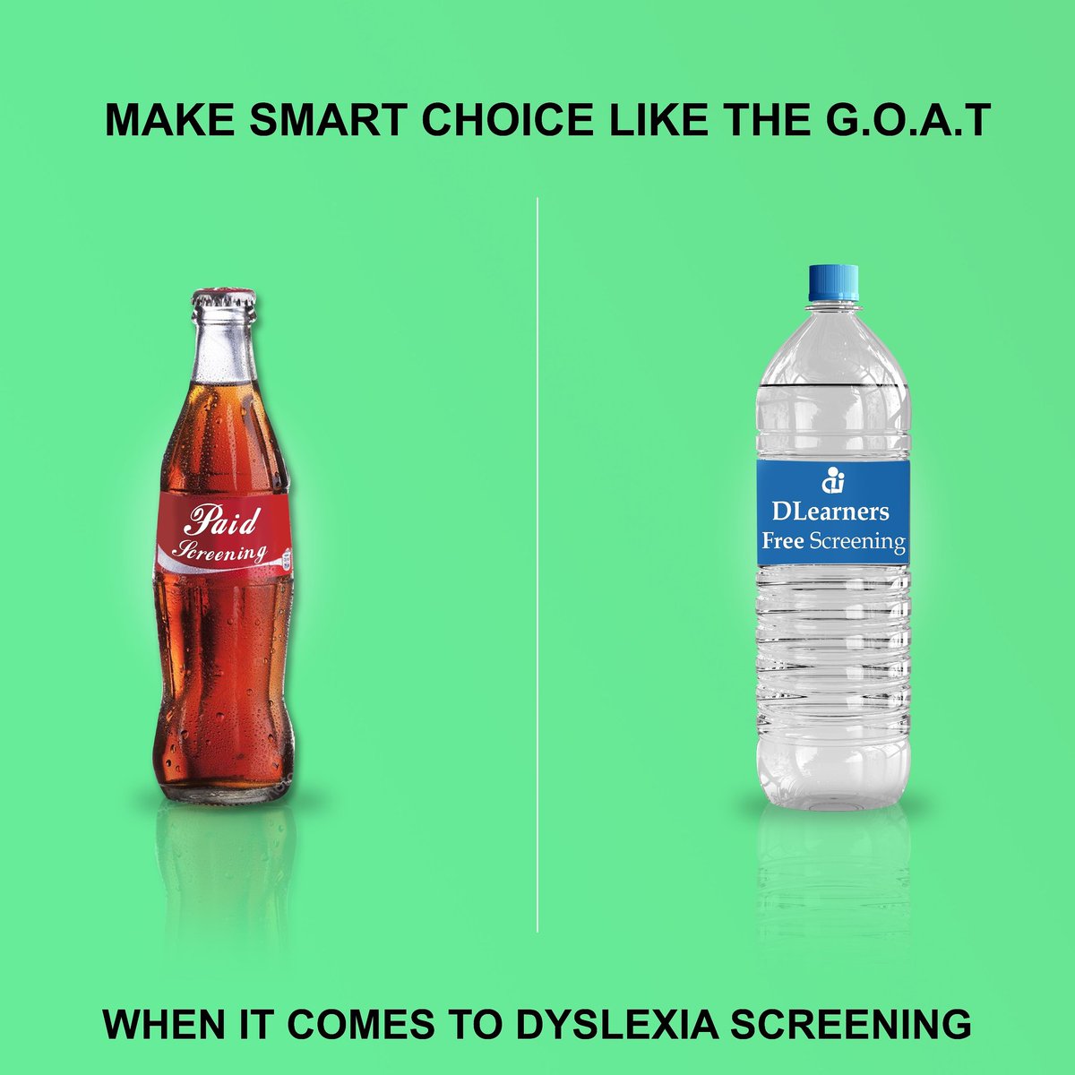 DLearners_in's tweet photo. Make Smart choice like the G.O.A.T. Download the DLearners Parent app now and get a free screening for your child.
.
.
.
#CocaColaRonaldo #CocaColaRonaldo #dyslexia #dlearners https://t.co/rnz6RF84Yi