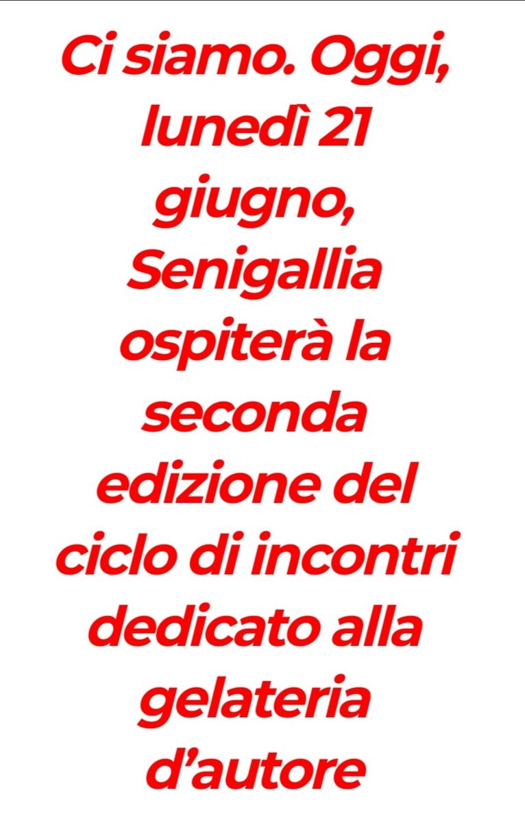 EdTroiano's tweet photo. Oggi al via IDENTITÀ DI #GELATO
#21giugno, #Senigallia ospiterà gelateria d’autore. Tra i relatori Paolo Brunelli e chef @morenocedroni e Mauro #Uliassi
@GustoH24 qui:
https://t.co/XA2CnIAsSJ
@GigiPadovani @pino_zuliani @savinovurchio @paoloigna1 @ele_cozzella @GianbasilioS https://t.co/5iyq7dQwB7