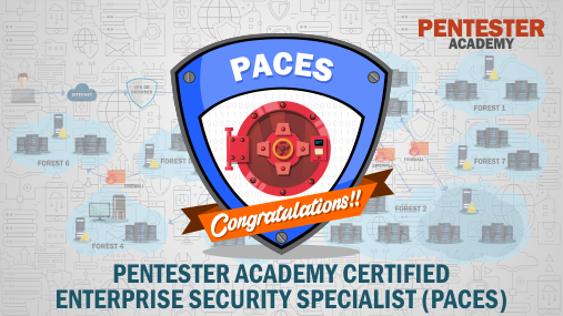 SecurityTube's tweet photo. Congratulations to @michaeldbateman for the rare distinction of clearing our PentesterAcademy Certified Enterprise Security Specialist exam! #PACES #GCBLab cc @nikhil_mitt https://t.co/BEOgDyk15i https://t.co/hOenTOnNP1