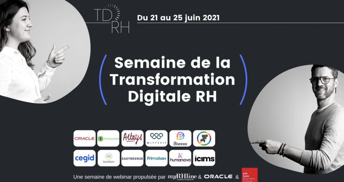 💥Nous sommes partenaire de <a href="/myrhline/">myRHline.com</a> pour la semaine de la #transformation digitale #RH 

📆 RDV dès 10h pour la keynote d'ouverture avec @SylvainLETOURMY 

👉 Inscription   myrhline.com/events/automat…

#Digital