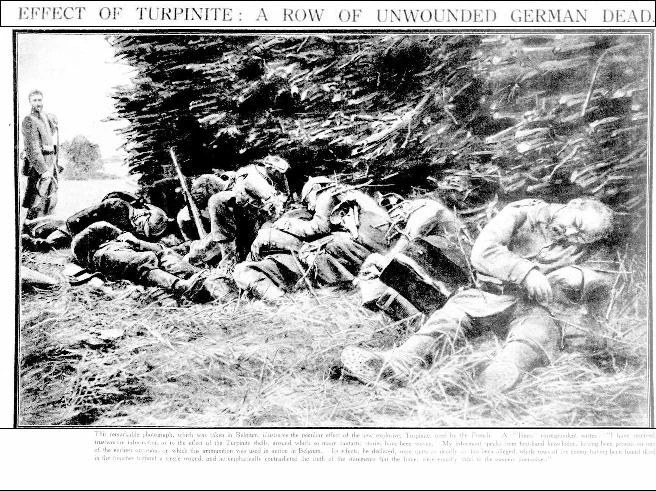 ww1で初めて使用されたガス、ターピナイト弾で中毒になったドイツ兵の写真をデジタル化された過去の記事から見つけた。
我大歓喜 