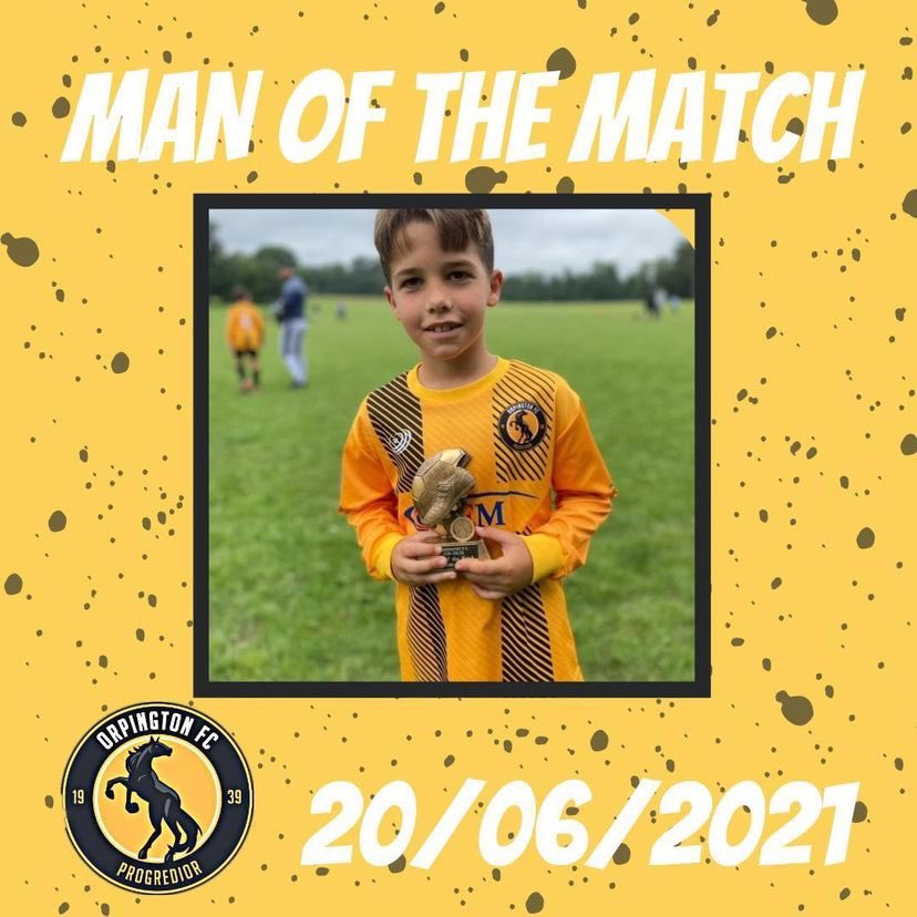 Man of the Match v <a href="/OtfordUnitedFC/">Otford United FC</a> 🏆 21.06.21 ⚽️🧡🖤 <a href="/FeechanGraphic/">Feechan Graphics & Media</a>