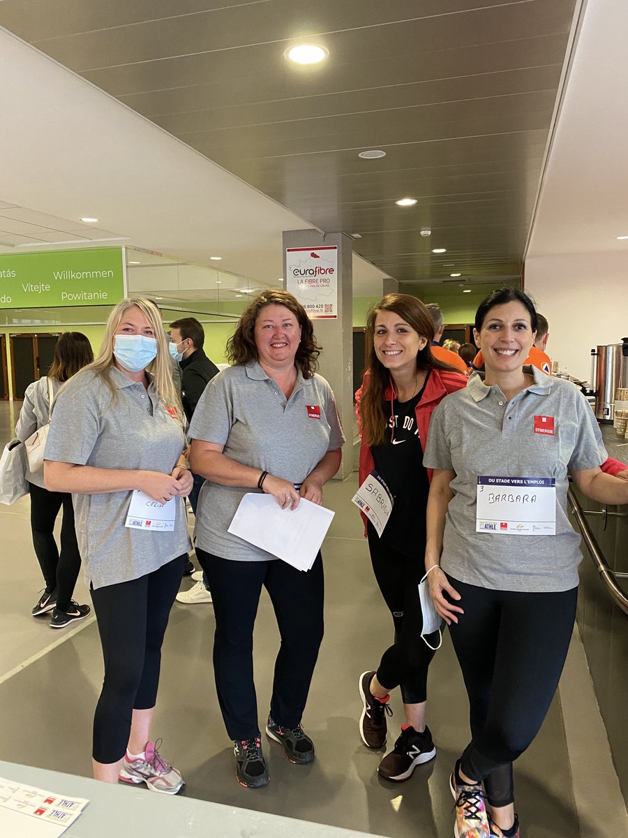 VINET1's tweet photo. Le test Covid effectué, les équipes ⁦@Synergie⁩ des Hauts de France prêtes à accueillir les 80 candidats aux épreuves du stade vers l’emploi. Plus de 100 postes à pourvoir !
#softskil #emploi https://t.co/R7IrTLIRHy
