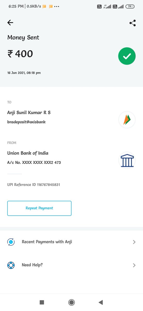 Gopal8619's tweet photo. @bitbns My transaction id is : 116767845831.
I tried to add money on 16th June, but the amount has been debited from account but amount has not been added yet in my bns pay account. Please help me out. https://t.co/ZK4hytciRc