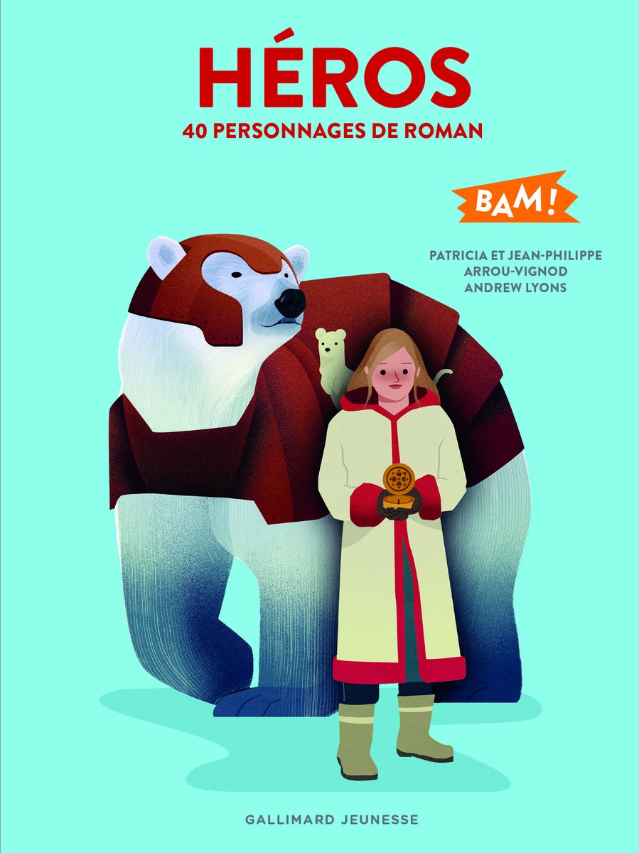 BlogALaPage's tweet image. Dans ce nouvel ouvrage très instructif de la collection BAM !, 40 héros et héroïnes sont présentés : Oliver Twist, Alice, Lancelot du Lac, Lyra... 
"Héros" @GallimardJeun dès 7 ans 
lesenfantsalapage.com/quand-40-heros…
