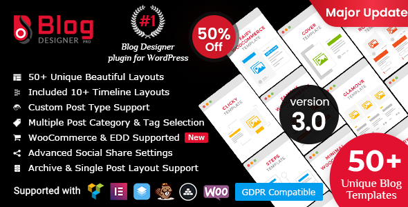 SolwinInfotech's tweet image. #Supersale is going on Codecanyon.

Enjoy 5⃣0⃣% OFF on the #BlogDesignerPro plugin.

It has 53 impressive #blog templates with 200+ great designs to keep your readers engaged.

Buy Now: bit.ly/34lEOuf

#WordPress #bloggers #blogdesign #bloggerstribe #Codecanyon