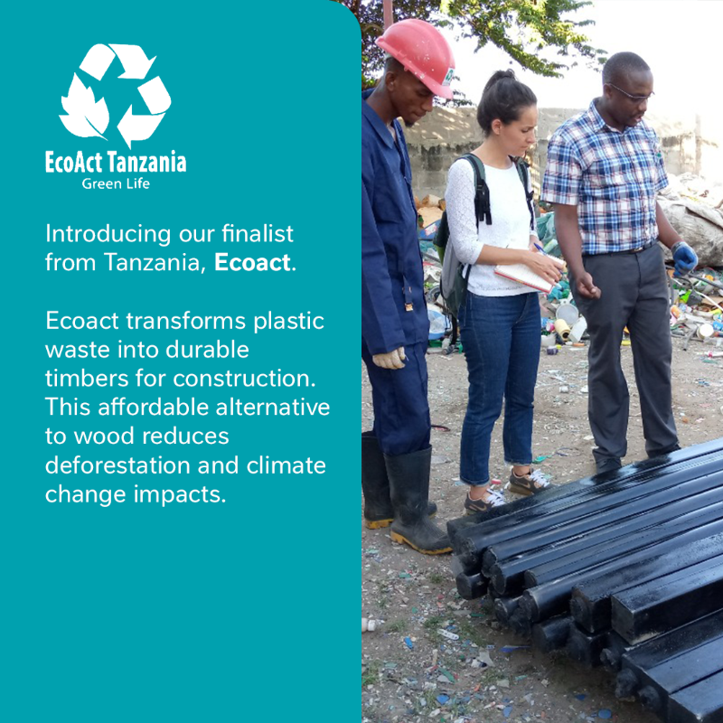 Nestle's tweet photo. Through our CSV Prize, we're supporting innovative solutions that address packaging waste. ♻️🏆
Check out our two finalists from Africa: @Kudoti_Waste, digitizing the recycling supply chain, and @EcoActtz, upcycling plastic waste into construction materials. #Innovation