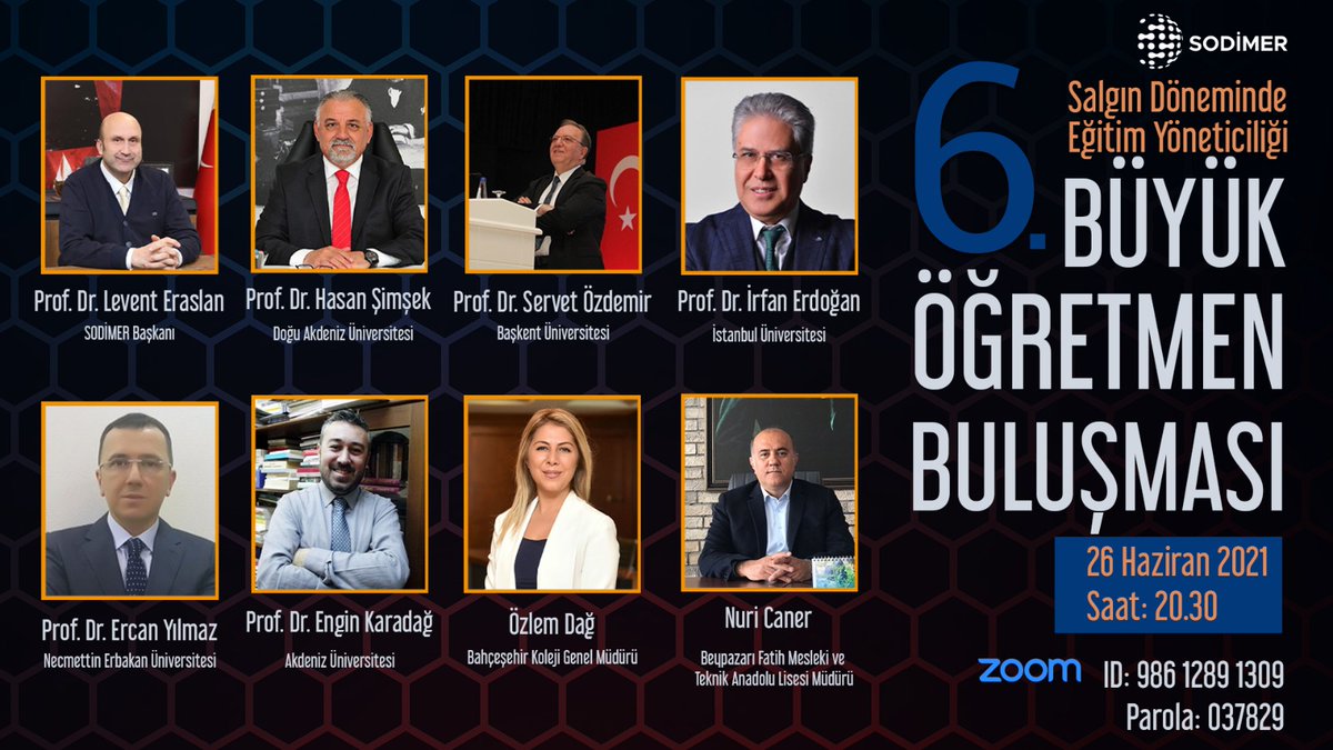 Büyük buluşmaya az kaldı. <a href="/servetozdemir87/">Servet Özdemir</a> <a href="/irfanErdogan_/">İrfan Erdoğan, Prof. Dr.</a> <a href="/profhasansimsek/">Hasan Simsek</a> <a href="/ercanylmz28/">ERCAN YILMAZ  #EGT</a> <a href="/UniArLab/">Üniversite Araştırmaları Laboratuvarı</a> @dagozlem <a href="/NuriCaner/">nuri caner</a> <a href="/drleventeraslan/">Prof.Dr.Levent Eraslan</a> <a href="/SodimerTr/">SODİMER</a>